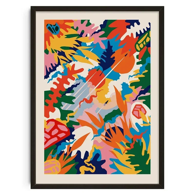 Retro Abstract Nourishing Soul Classic Wall Art