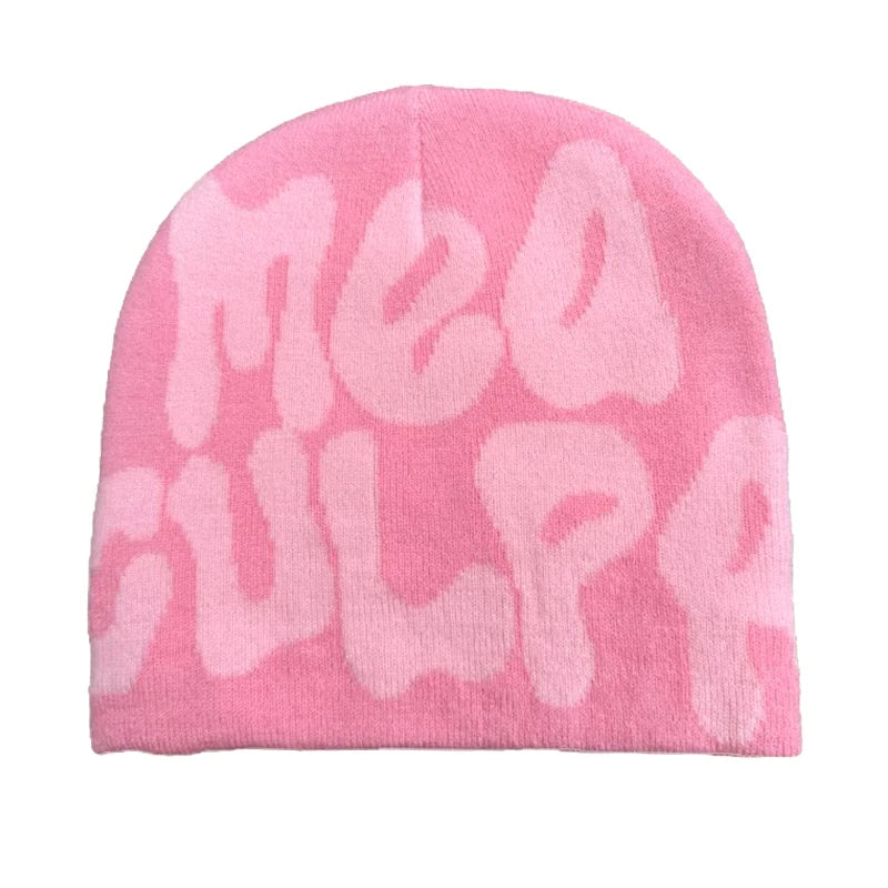 Mea Culpa Knitting Beanies Hat For Women & Men