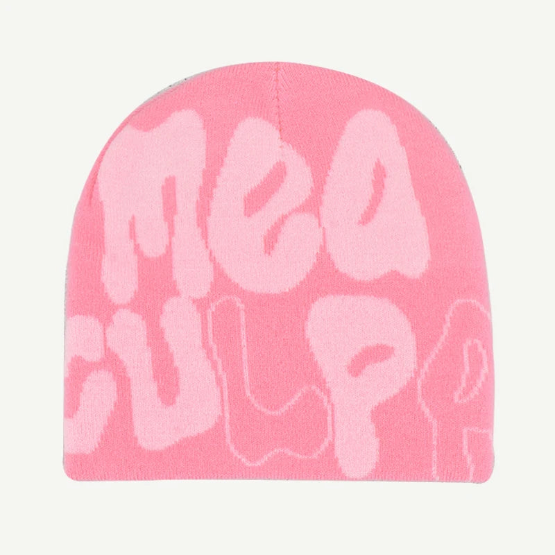 Mea Culpa Knitting Beanies Hat For Women & Men