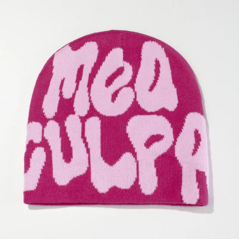 Mea Culpa Knitting Beanies Hat For Women & Men