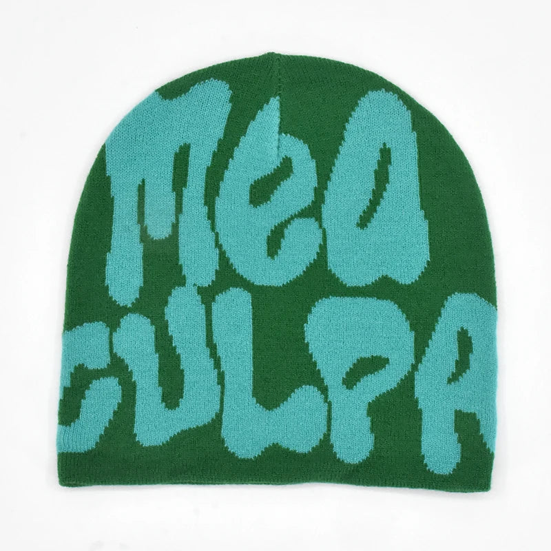 Mea Culpa Knitting Beanies Hat For Women & Men