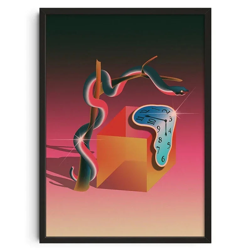 Retro Abstract Nourishing Soul Classic Wall Art