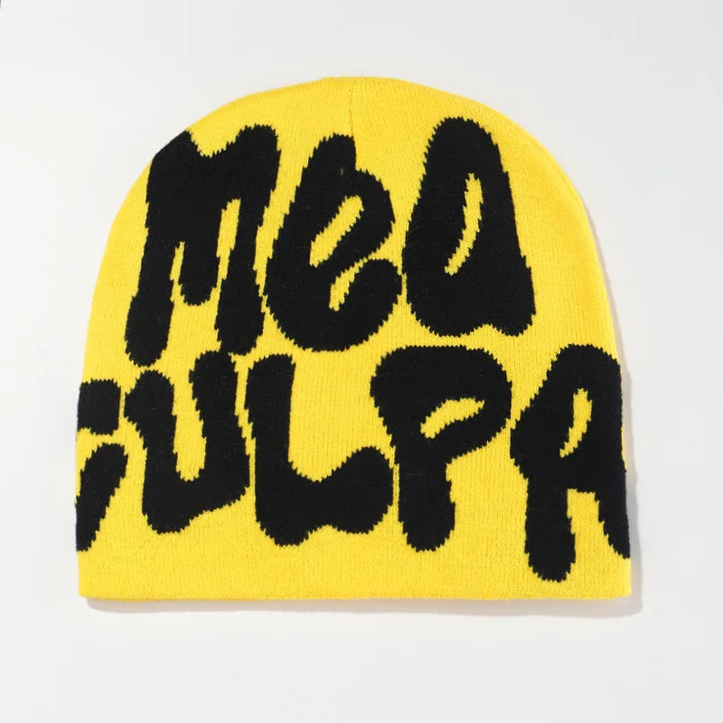 Mea Culpa Knitting Beanies Hat For Women & Men