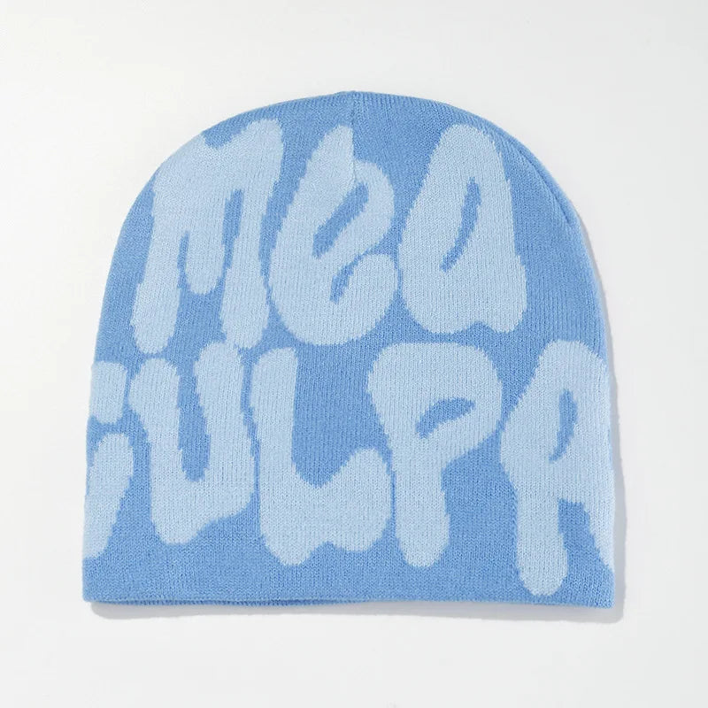 Mea Culpa Knitting Beanies Hat For Women & Men