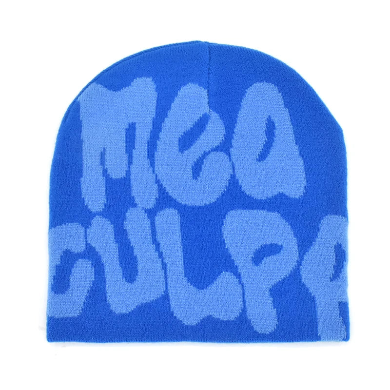Mea Culpa Knitting Beanies Hat For Women & Men