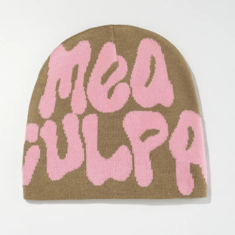 Mea Culpa Knitting Beanies Hat For Women & Men