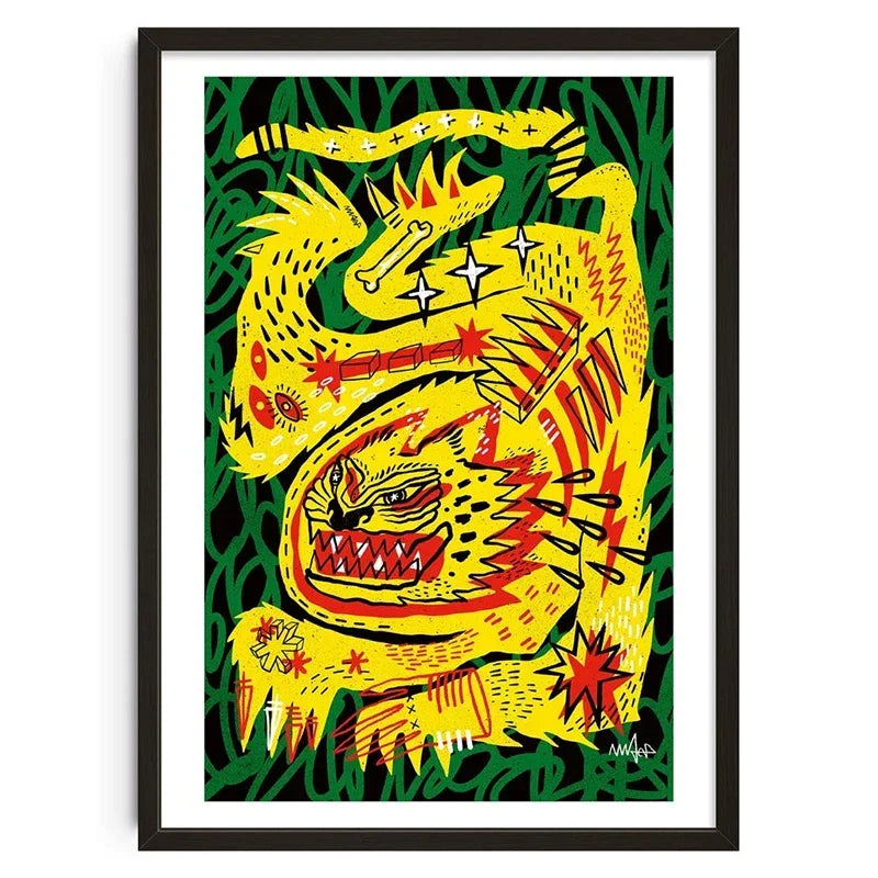 Retro Abstract Nourishing Soul Classic Wall Art