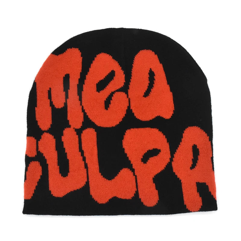 Mea Culpa Knitting Beanies Hat For Women & Men