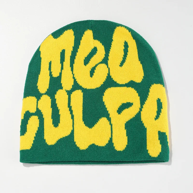 Mea Culpa Knitting Beanies Hat For Women & Men