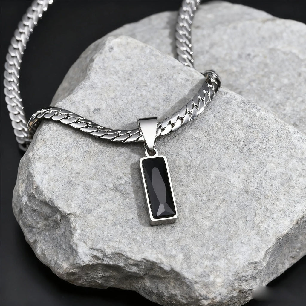 Stylish Mens Geometric Stone