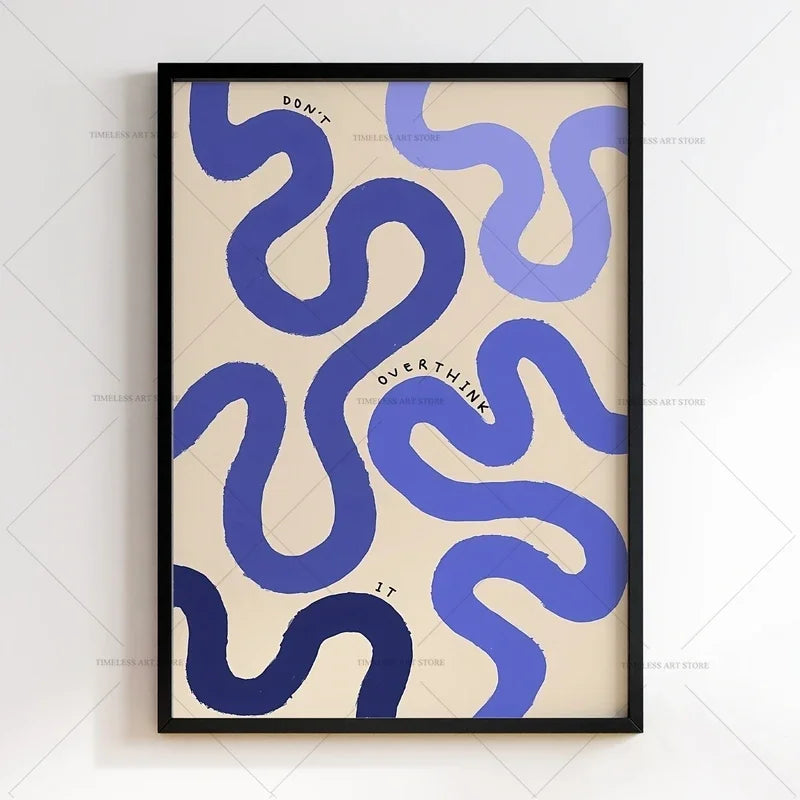 Overthink Typography Poster